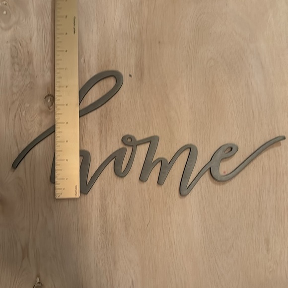Magnolia “Home” Iron Word Sign, Jimmy Don/Joanna Gaines - Picture 5 of 6